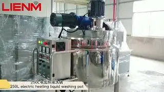 LIENM Top homogenizer detergent shampoo shower Ger Making machine with Electric heating