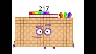 All the Numberblocks 201 - 250 in the Numberblocks Band! (MY VERSION!)