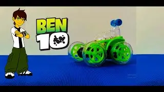 Ben 10  Rc Car Unboxing & testing with remote control For kids | 360 Degree Rotating Stunt Car