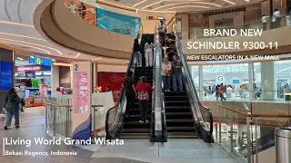 New Schindler 9300-11 Escalators at Living World Grand Wisata, Bekasi Regency