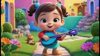 Toy Lyres Go Strum Strum Strum | English Nursery Rhyme | Kids Songs | Baby Music