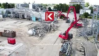 Demolition chemical plant