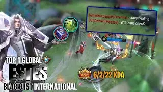 Blacklist International Estes Skin - Top Global Estes Gameplay-Mobile legends- BLCK OhMyV33NUS Estes