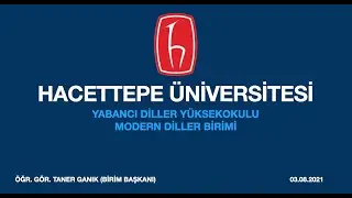 YDYO / MODERN DİLLER BİRİMİ TANITIMI (2021)