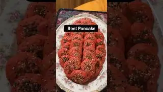 Delicious Beet Pancake | Quick and Easy #pancake #shorts #shortvideo  #viral  #homemade  #beetroot