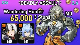 Banyue M0W1 DA Showcase - Wandering Hunter 65k Kill, 3 Stuns - [ZZZ 2.4]