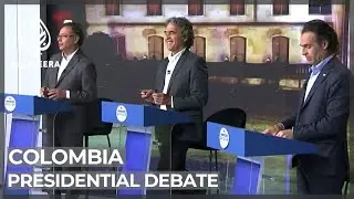 Colombia presidential debate: Candidates' final pre-election pitch
