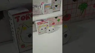 homemade toro blind box 🍥🎀 #deskmakeover #イラスト #drawing #art #sticker #desksetup