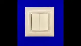 Shelly BLU Wall Switch 4 Halterung f&uuml;r CH Feller EDIZIO due 1er Rahmen