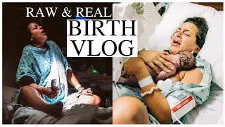 OUR LIVE BIRTH VLOG | Raw & Real Induction at 40 Weeks *POSITIVE* LABOR & DELIVERY | Yami Mufdi
