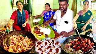 ₹300 க்கு  10+ nonveg அசத்தலான வீட்டு   கறி விருந்து   Namma veetu virunthu- Karthiks View