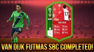 FUTMAS VAN DIJK SBC COMPLETED! *JE TADY WEBCAM!* | FIFA 18 CZ