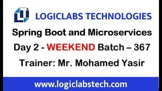 Mastery in Spring Boot and Micro services (Day 2) (Weekend Batch-367)