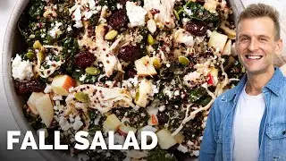 Apple Cider Quinoa Kale Salad