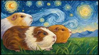 Guinea Pig | TV Art Screensaver for TV Wallpaper | Vista Frame