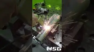 HSG Handheld Fiber Laser Welding for thickness 4mm CS full penetration