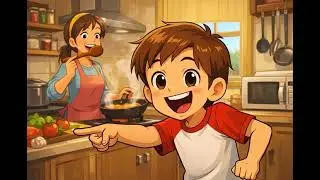 My Mother Cooks the Best Food ❤️ | Mother & Son Cute Animation | Family Love