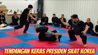 Lowkick keras dari presiden silat korea