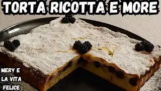 Погрузитесь во вкус: исключительный торт из рикотты и ежевики