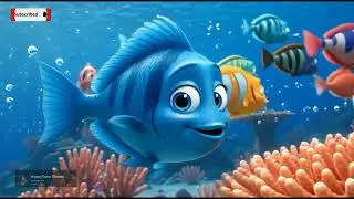 From Shy to Brave | fish cute story | motivational story | cute cartoon | kid's story|animated story