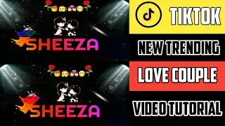 Love Couple Name Art Video Editing || Trending Name Video Editing 2021
