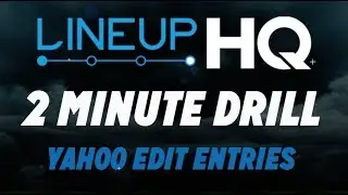 ROTOGRINDERS LINEUPHQ - How To Edit Multiple Lineups For Yahoo DFS