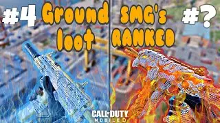 Season 3&4 Ground loot SMGs Ranked | 2025 CODM BR