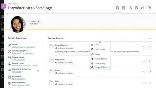 Blackboard Ultra: Agregar contenido del curso