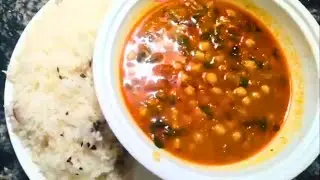 Desi style chole chawal ki recipe.                                देसी तरीके से छोले चावल की रेसिपी।