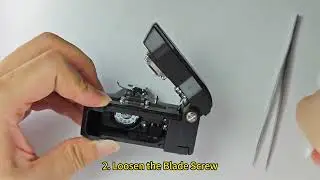 How to rotate blade  of ET-50 fiber cleaver