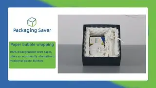 ♻️Paper bubble wrapping #plasticfoam #EnvironmentalProtection  #Packaging