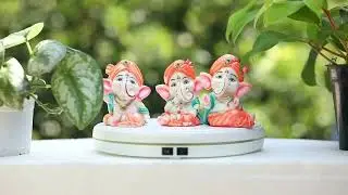 Buy Cute Baby Ganesha Idol | Set of 3 | 10cm Height