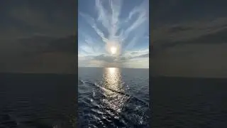 Working on RCCL - Sun on the Atlantic #magic #sun #ocean #royalcaribbean #nature