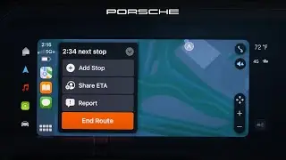Знай свой Porsche | Как использовать Apple Maps для прокладки маршрутов электромобиля в Taycan 20...