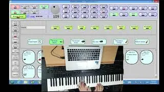 Piano control improvization latin