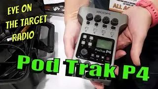 Zoom PodTrak P4 Podcast Recorder - Eye on the Target Radio Podcast Equipment Review - SHOT Show 2022