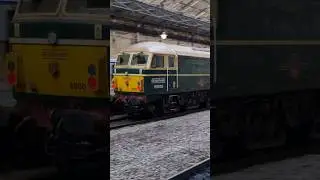 69005 in BR Green livery trundles through Huddersfield Station