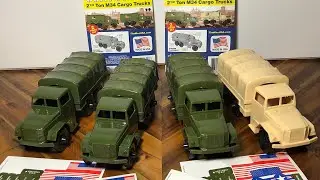 TimMee PLASTIC ARMY MEN CARGO TRUCKS (Stop Motion Review) Episode 3