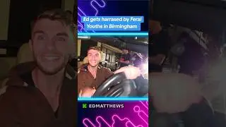 Ed matthews gets harrased by Feral Youth in Birmingham #funny #ukstreamer