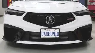 Acura Integra Type S & TLX No-Drill License Plate Mount - Carbonio