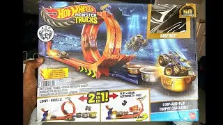 Unboxing pista monster truck loop and flip