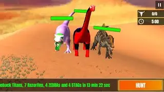 Wild Animals Hunter 3D- Dinosaur   Hunter Game new Android Game play#gaming 