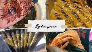 চায়ের চামচের সাহায্যে মেহেদী তৈরি! কোন রকম মেজারমেন্ট মেশিন ছাড়া