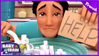Jhonny Jhonny Oui maman🍭😋| Comptines pour enfants et enfants |Baby Train LE English