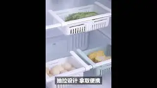 Fridge Storage Rack Multi-purpose Freezer Space Saver #shorts