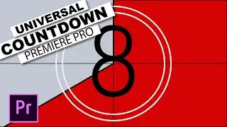 How To Add Universal Film COUNTING leader in PREMIERE PRO