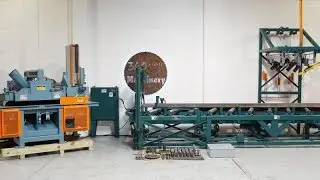 NEWMAN WHITNEY KF-24 GANG RIP W/BUSS AUTOMATION INFEED ROLL/LASERS