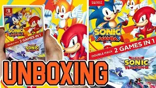 Распаковка Sonic Mania + Team Sonic Racing Double Pack (Nintendo Switch)