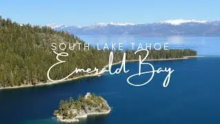 Fannette Island & Eagle Falls Waterfall | Emerald Bay Drone Footage | South Lake Tahoe, California