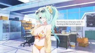 Tsuchinaga Hiyori's Birthday Message | Blue Archive [Swimsuit]